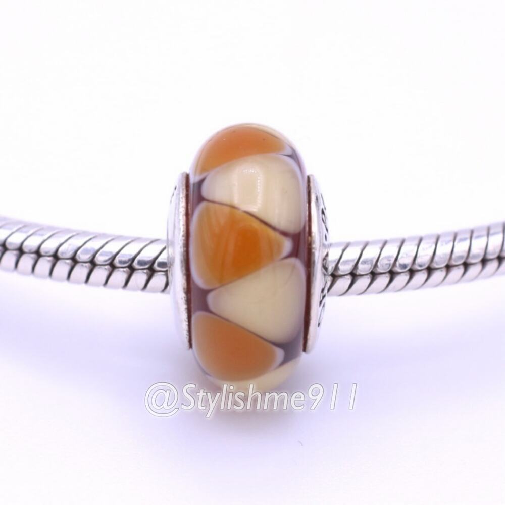 Authentic PANDORA Captivating Amber Charm - 790638